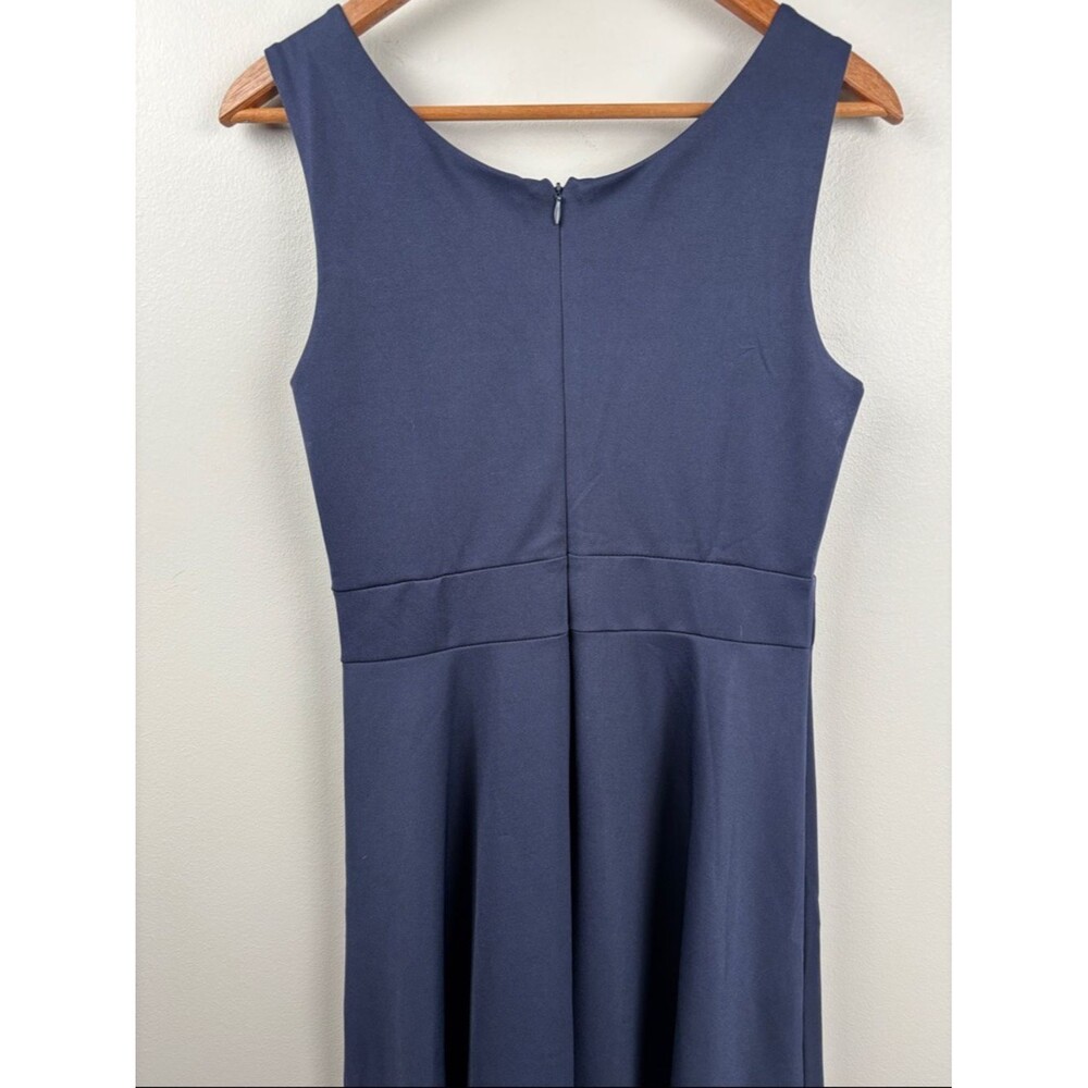 Grace Karin Deep Navy Sleeveless Wrap-Front medium skater Dress Classic formal - Picture 9 of 9